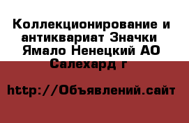 Коллекционирование и антиквариат Значки. Ямало-Ненецкий АО,Салехард г.